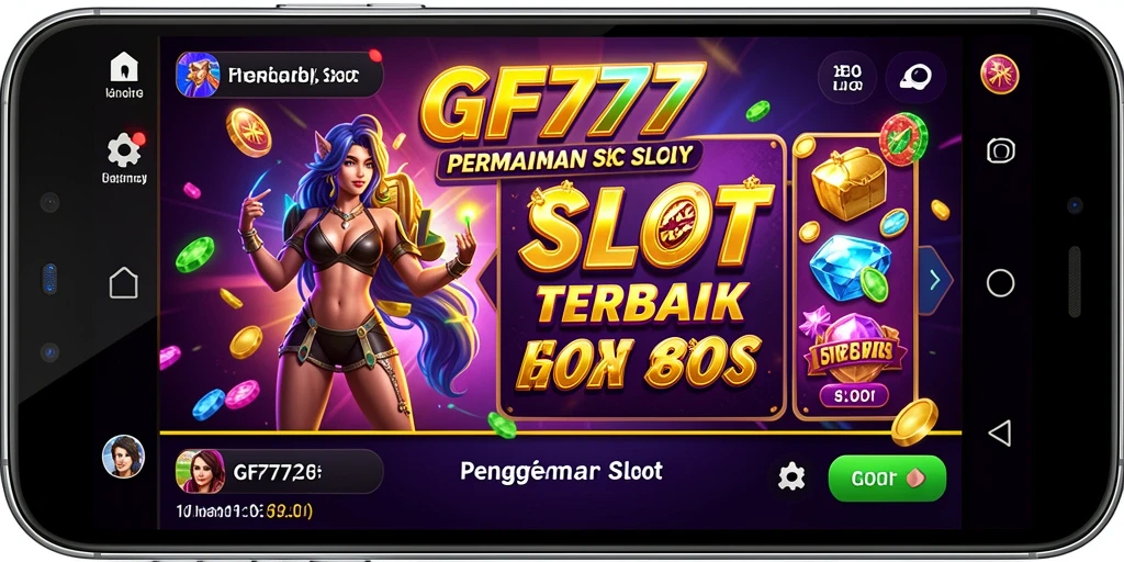 Screenshot gameplay GF777 menampilkan slot yang menarik dan penuh warna.