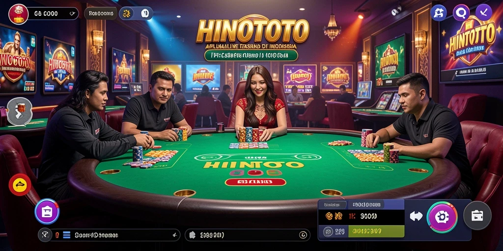 Gameplay Live Casino yang mendebarkan di HINOTOTO.