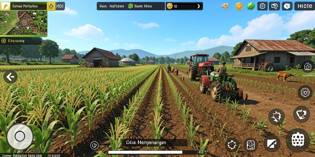 Gameplay seru HO3 dengan aktivitas pertanian yang menarik.