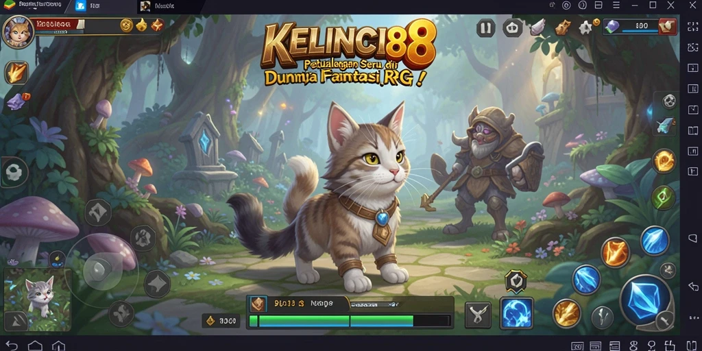Gameplay seru di dunia fantasi KELINCI88.