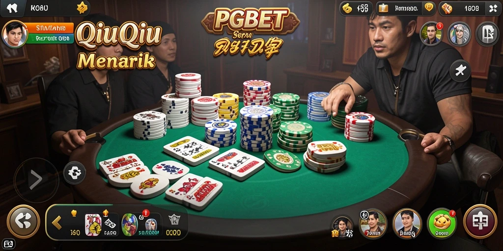Tampilan gameplay seru dari PGBET dengan elemen QiuQiu yang menarik.