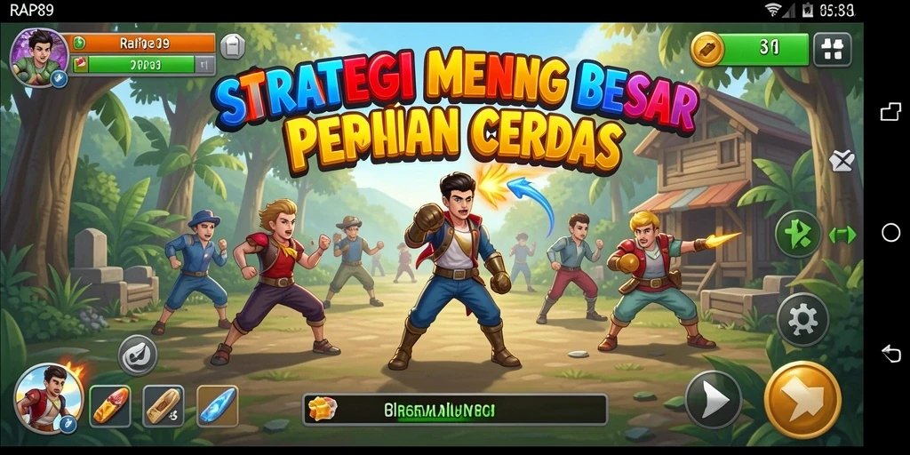 Tampilan gameplay RAP89 yang menegangkan dan strategis.