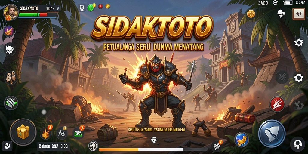 Screenshot gameplay SIDAKTOTO yang menampilkan petualangan mendebarkan.