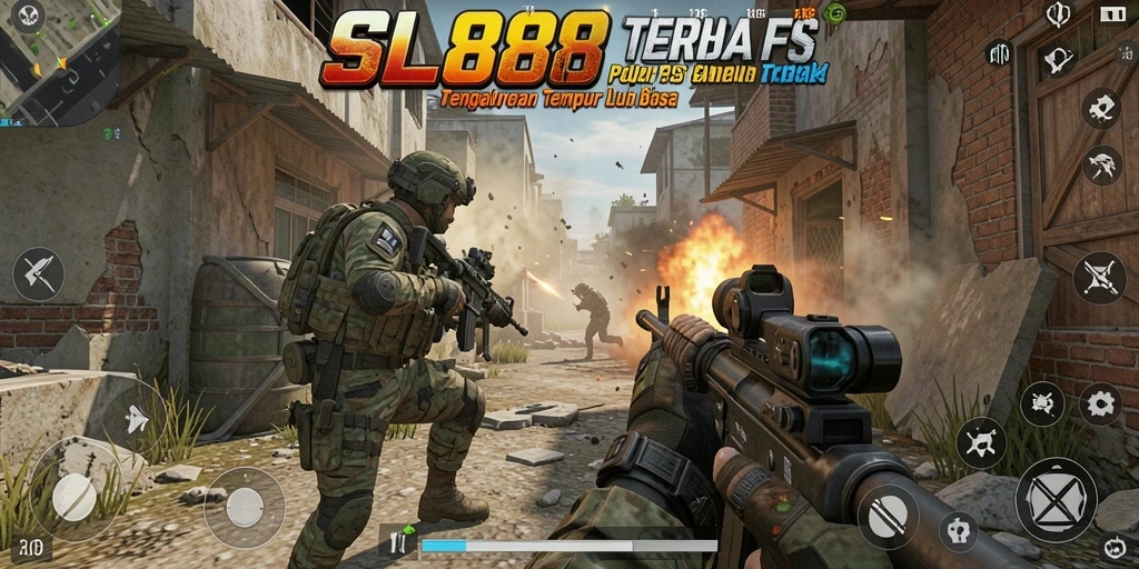 Tampilan gameplay SL888 yang menegangkan dan mendebarkan saat pertempuran.