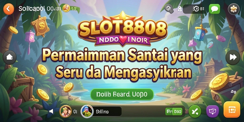 Tampilan menarik gameplay SLOT8808 yang seru dan mengasyikkan.