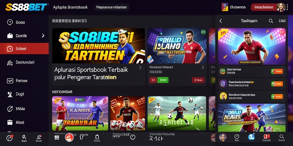 Tampilan antarmuka SS88BET yang menawan dan mudah digunakan.